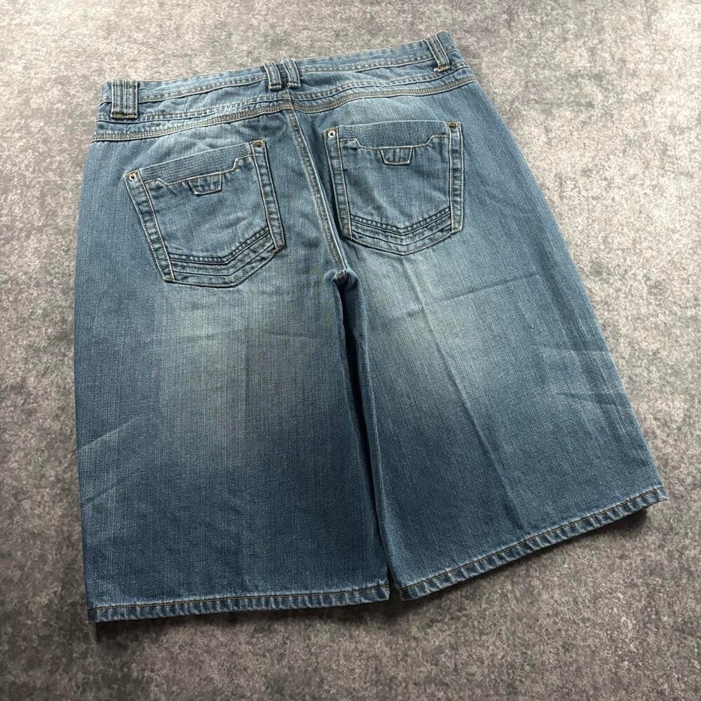 Vintage Route 66 Premium Men’s 36 Baggy Denim Jorts Medium Wash Y2K